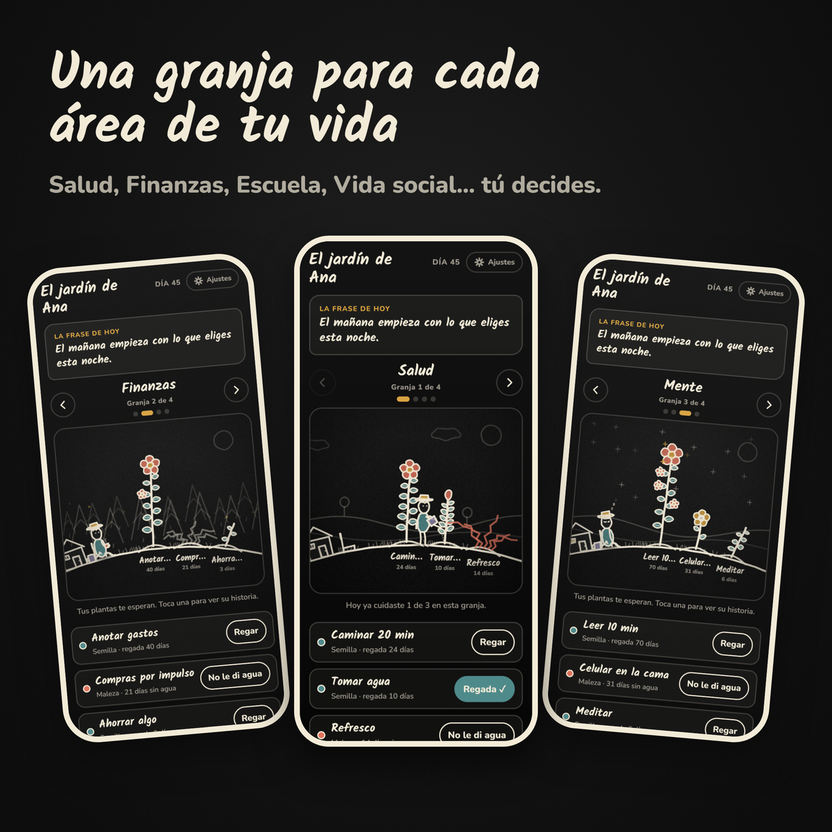 Una granja para cada área de tu vida
