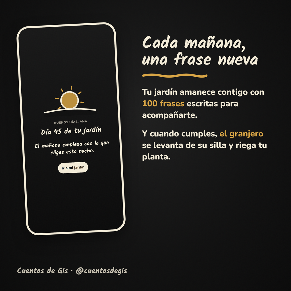Cada mañana, una frase nueva