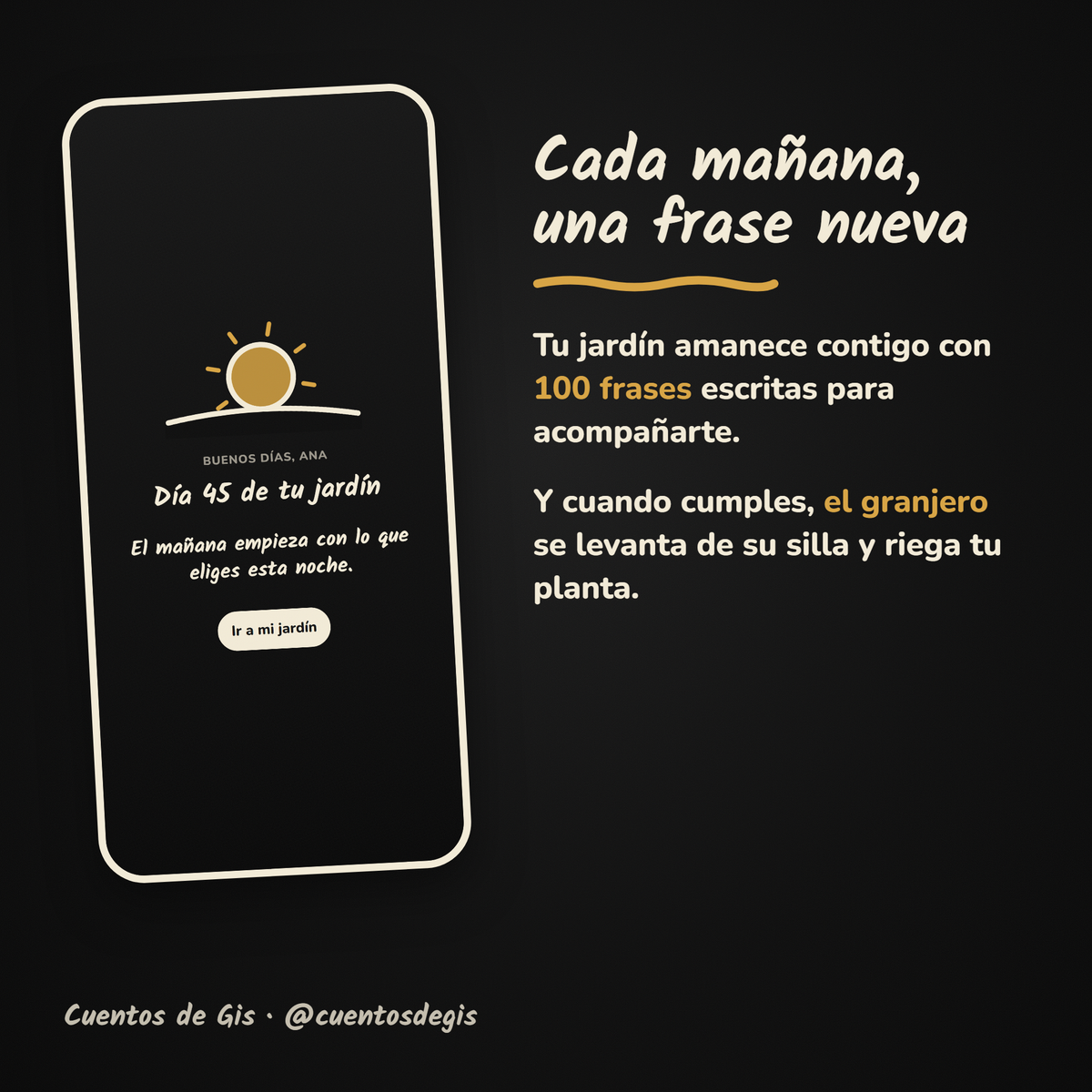 Cada mañana, una frase nueva